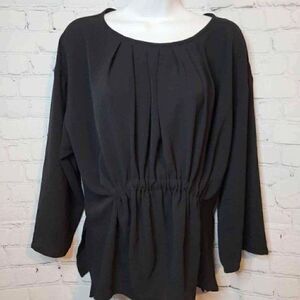 Women's Long Sleeves Cinched Blouse Small